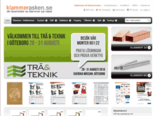 Tablet Screenshot of klammer.nu
